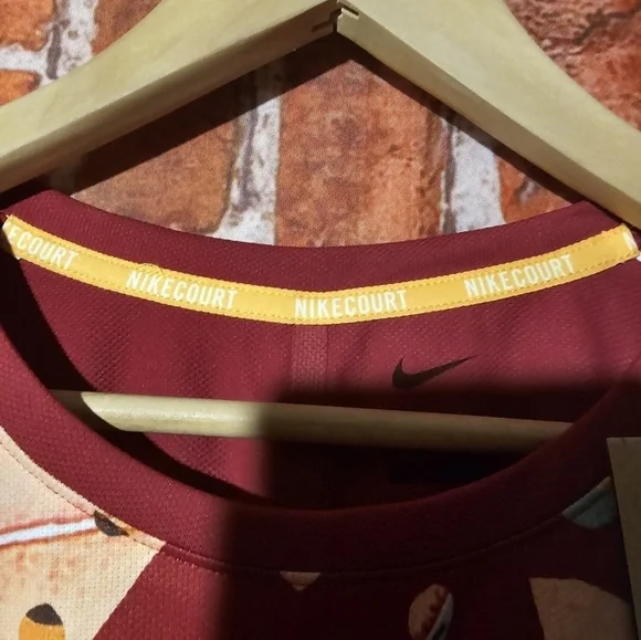 NikeCourt Nike Men’s XL Dri-FIT Tennis Shirt DX5526-620 - Picture 3 of 5